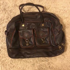 Marc by Marc Jacobs leather weekender